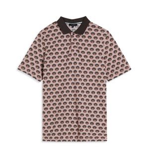 TED BAKER
Berner Ombré Spot Polo XXL Light Pink